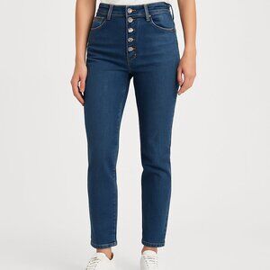 Joseph Den High Rise Straight Leg Jeans Women’s Size 28 Medium Wash